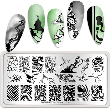 BORN PRETTY Šablony na nehty Texture L014