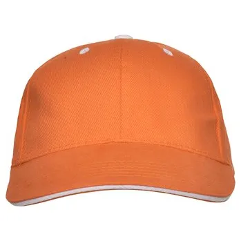 Kšiltovka UNI čepice Panel, oranžová