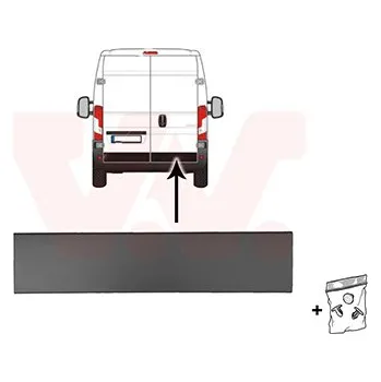 Lišta karosérie Ozdobná / ochranná lišta, dveře VAN WEZEL 0982432