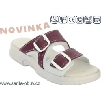 Dámská zdravotní obuv SANTÉ N/517/55/078/016/BP FIALOVÁ zdravotní PRACOVNÍ pantofel , fialová - 37