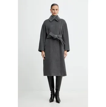 Dámský kabát Vlněný kabát Marella 2523016142200 šedá 90X, vel. 36