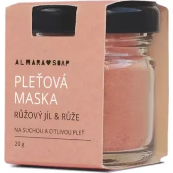 Pleťová maska Almara Soap Přírodní maska na obličej Pink Face