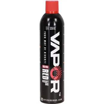 Specna Arms SA airsoftový plyn VAPOR™ Red Green Gas 188 PSI (600 ml) - Červená
