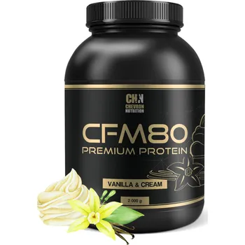 Protein Chevron Nutrition CFM80 Premium protein 2000 g smetanová vanilka
