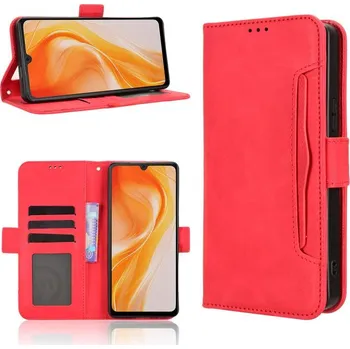 Pouzdro na tablet VSECHNONAMOBIL 132542 SLOT Peněženkový obal pro Cubot P90 červený