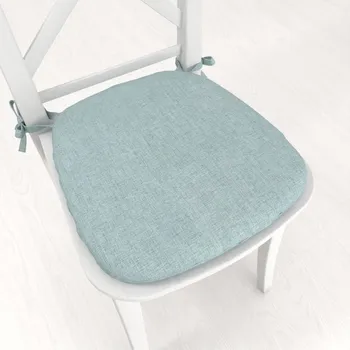 Podsedák Oblý podsedák BKW-212 Mátově zelený žíhaný - 39x37x3 cm