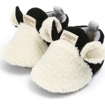 Dívčí bačkory Dětské capáčky s oušky bílá 12-18 měsíců