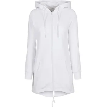 Dámská mikina Build Your Brand Dámská prodloužená mikina Built your Brand Parka Bílá 3XL