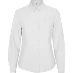 Dámská košile s dlouhým rukávem Oxford, bílá, Velikost XXL