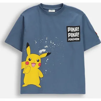 Chlapecké tričko Chlapecké modré tričko s krátkým rukávem, velikost 152 Coccodrillo WC5