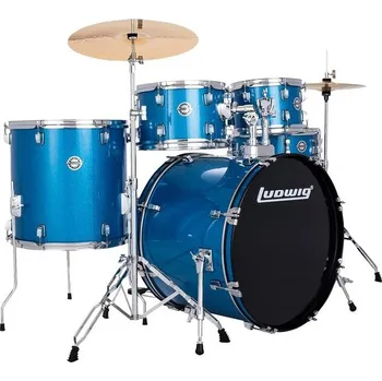 Bicí souprava Ludwig LC19019DIR Accent Fuse Blue Sparkle