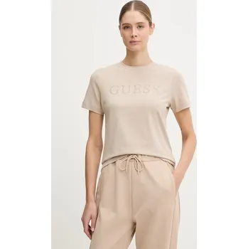 Pánské tričko Tričko Guess OCTAVIA V6RI20.J1314 béžová 08X, vel. L