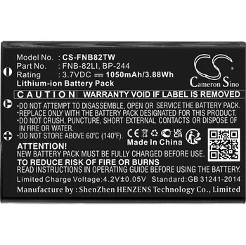 Baterie Cameron Sino CS-FNB82TW pro Kenwood UBZ-RJ27 - neoriginální