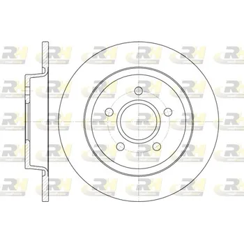 Brzdový kotouč Brzdový kotouč ROADHOUSE 6712.00