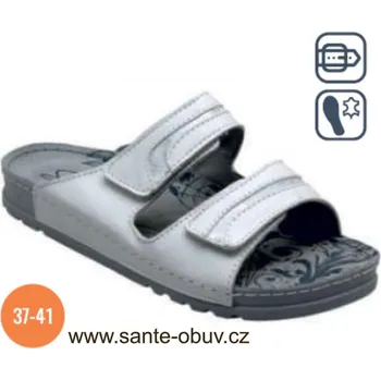 Dámská zdravotní obuv SANTÉ AC/233 SILVER pantofel vel.37-41, --- - 38
