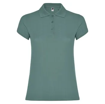 Dámské tričko Dámská polokošile Star, klidná modrá, Velikost 3XL