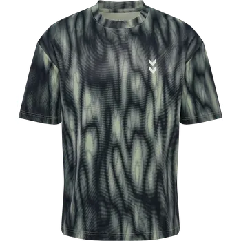 Pánské oblečení Triko Hummel HIIT AOP Loose S/S 230129-6092 Velikost L