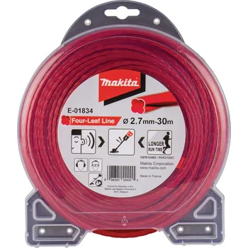 Zahradní technika MAKITA E-01834 Struna nylonová 2,7mm, červená, 30m, speciální pro aku stroje free_store_pickup