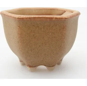 Květináč Mini bonsai miska 4 x 3,5 x 3 cm hnědá