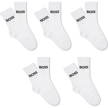 Pánské ponožky Dětské ponožky BOSS 5-pack J52638 bílá 00X, vel. 35
