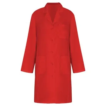 Zdravotnický plášť Dámský pracovní plášť Vaccine, červená, Velikost XL