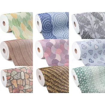 Koupelnová předložka Mix koupelnových pěnových rohoží/předložek balení 2 metry - zbytková metráž - různé vzory - VÝPRODEJ