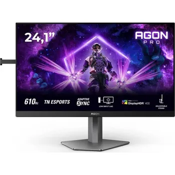 Monitor AOC MT 24,1" AG246FK6 - 1920x1080,TN eSports,600Hz (OC 610Hz),2xHDMI,1xDP,USBhub,Pivot AG246FK6