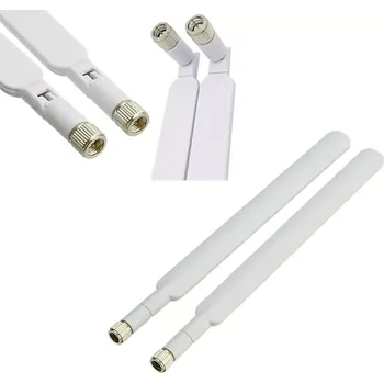 Televizní anténa Sada 2× všesměrová pokojová LTE anténa SMA – bílá