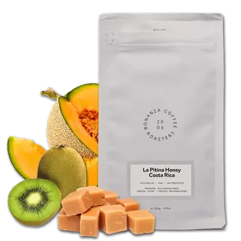 Káva Bonanza - Kostarika - LA PITINA HONEY | Výběrová káva | 250g | Zrnková - 100% Arabika