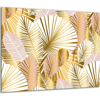 Obraz SKLENĚNÁ OCHRANNÁ DESKA NA SPORÁK 60x52 PEŘÍ