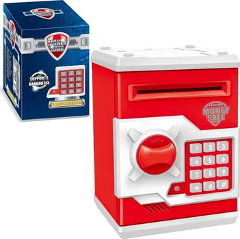 Trezor Sejf ATM s elektronickým zámkem červený