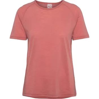 Dámská móda Dámské vlněné funkční tričko Kari Traa Sanne Wool Tee Oranžová XS