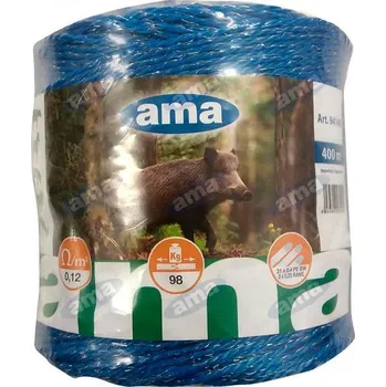 Ohradník Modré vodivé lanko pro divoká zvířata, délka 400 m