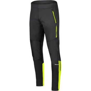 Cyklistické kalhoty Pánské zimní kalhoty ETAPE Dolomite 2.0 - Černá/žlutá fluo, XXL