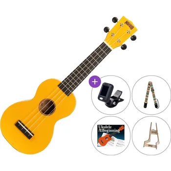 Strunný nástroj Mahalo MR1 SET2 Yellow Sopránové ukulele
