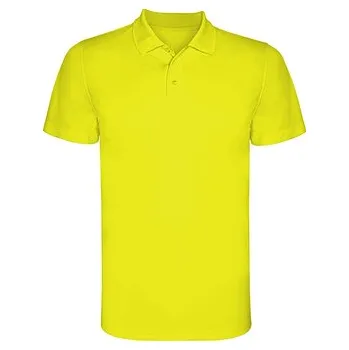 Dámské tričko Dětská sportovní polokošile Monzha, svítivě žlutá, Velikost 12