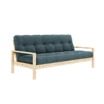 KARUP DESIGN Třímístná rozkládací pohovka KNOB světle modrá 205 cm 135101513