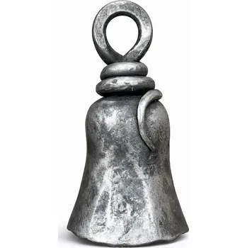 Zvonek na kolo Krámek u kováře Zvonek kovaný stříbrná