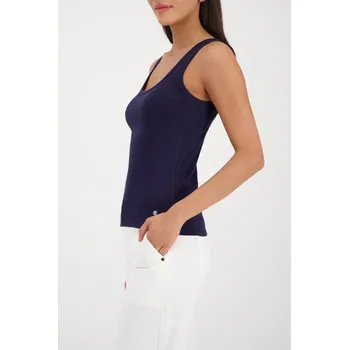 Dámské tričko Top Monari 410371 modrý marina basic Velikost: 40