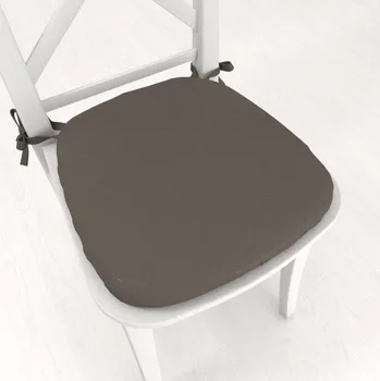 Podsedák Oblý podsedák BKU-113 Hnědošedý - 39x37x3 cm