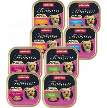 Krmivo pro psa ANIMONDA Vom Feinsten mini adult MIX příchutí 12x100g