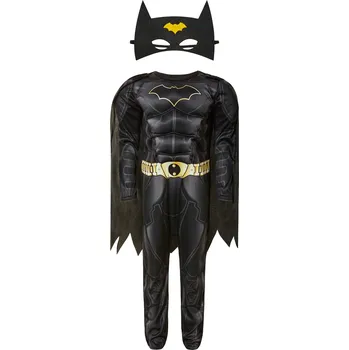 Karnevalový kostým Chlapecký kostým "Batman" / "Superman" / "Flash" (Batman, 110/116 (4-6 Jahre))