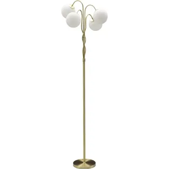 Stojací lampa Stojací lampa Glamy 176 cm bílá/zlatá