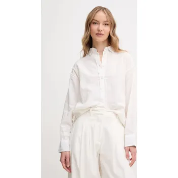 Pánská košile Lněná košile Pepe Jeans CHIPPER PL304993 bílá 00X, vel. XL