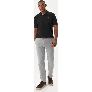 Pánská košile La Martina Polokošile BPMP01 PK031 Černá Regular Fit XXL