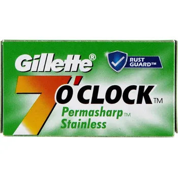 Příslušenství k holicímu strojku Žiletky na holení Gillette 7 O'clock Permasharp Stainless 5 ks
