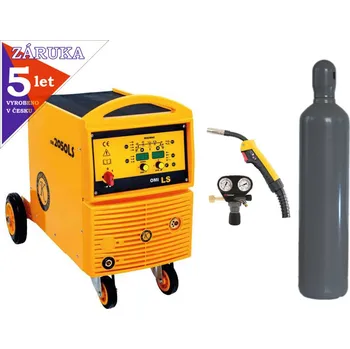 Svářečka Omicron OMI 2050LS SYNERGIE 4-kl + hořák + ventil + lahev, záruka 3+2 roky SET PRO