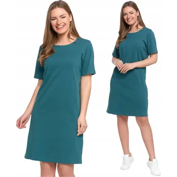 Dámské šaty ŠATY dámské MORAJ tričkové letní s krátkým rukávem, délka ke kolenům, velikost 3XL