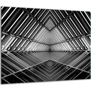 Obraz SKLENĚNÁ OCHRANNÁ DESKA NA SPORÁK 60x52 ČERNÁ