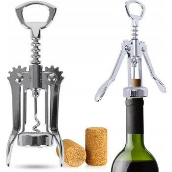 Otvírák Ocelový vývrtka na víno 17 cm